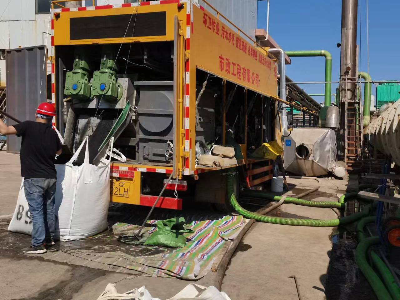 吉首淤泥压干处理